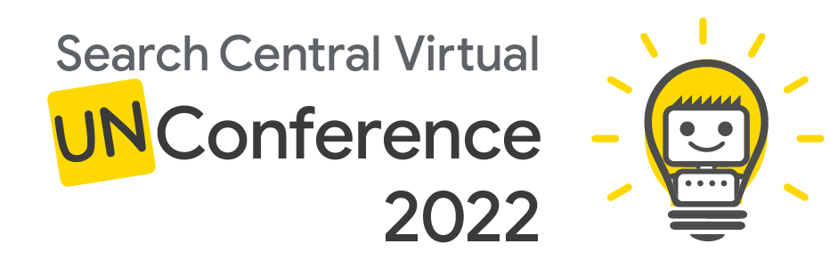 شعار فعالية Search Central Virtual Unconference 2022